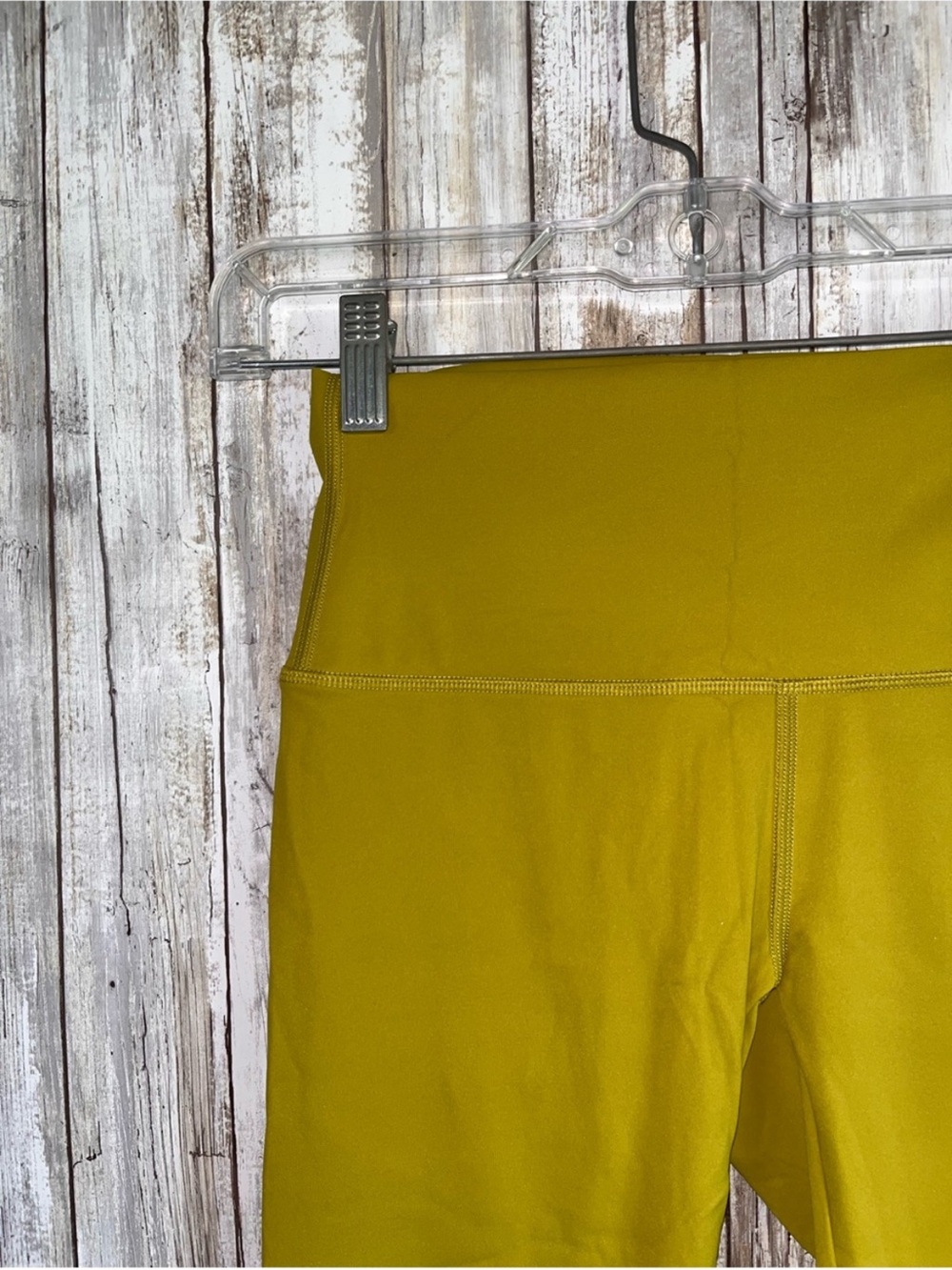 ZYIA Active Chartreuse Lime High Rise 7/8 Leggings Yoga Pants Size 2 - Picture 3 of 5